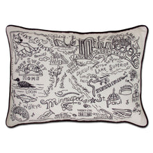 Load image into Gallery viewer, Minnesota Hand-Guided Machine Pillow - catstudio
