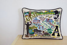 Load image into Gallery viewer, Appalachian State University Collegiate Embroidered Pillow - catstudio
