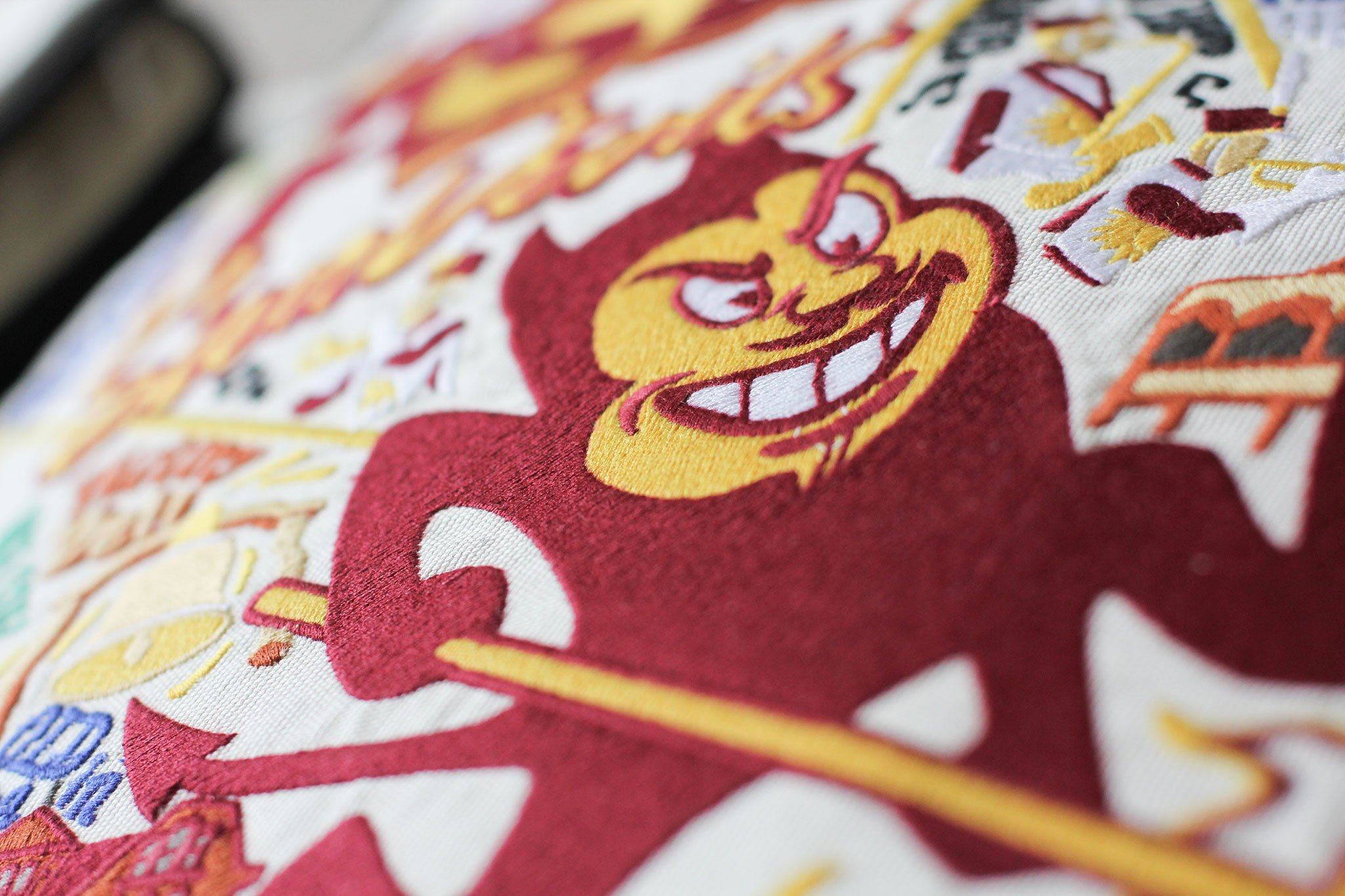 Arizona State University Embroidered Pillow | Collegiate
