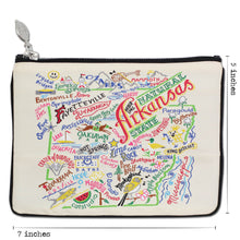 Load image into Gallery viewer, Arkansas Zip Pouch - Natural - catstudio
