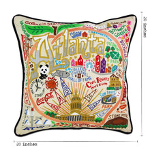 Load image into Gallery viewer, Atlanta Hand-Embroidered Pillow Pillow catstudio
