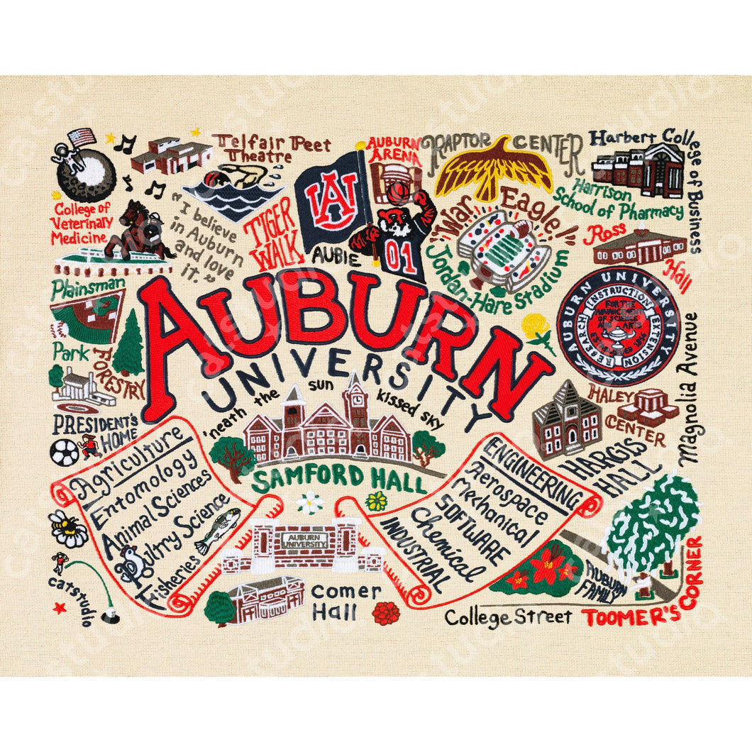 Auburn University Collegiate Fine Art Print - catstudio