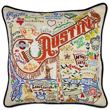 Load image into Gallery viewer, Austin Hand-Embroidered Pillow Pillow catstudio
