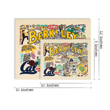 Load image into Gallery viewer, Berkeley, UC (Cal) Collegiate Fine Art Print Art Print catstudio 
