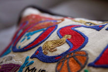 Load image into Gallery viewer, Boston Hand-Embroidered Pillow - catstudio
