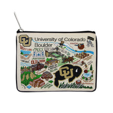 Load image into Gallery viewer, Boulder, University of Colorado Collegiate Zip Pouch Pouch catstudio 
