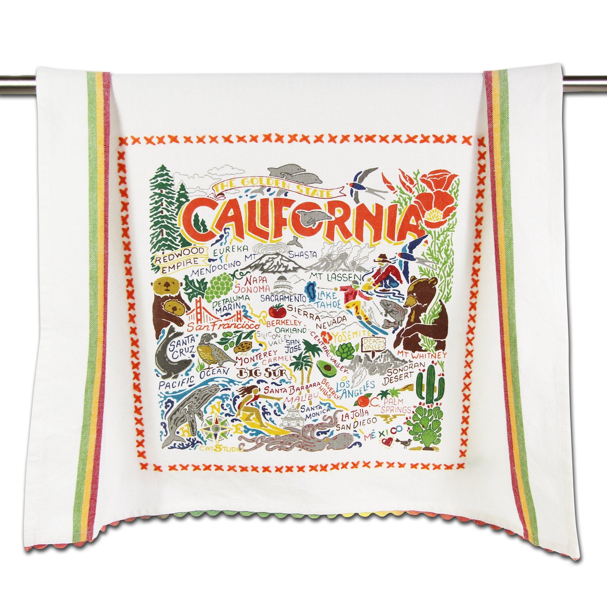 California Dish Towel | State Collection by catstudio – catstudio