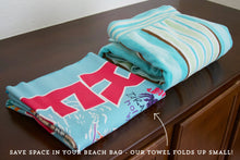 Load image into Gallery viewer, California Surf Beach &amp; Travel Towel Beach &amp; Travel Towels catstudio 
