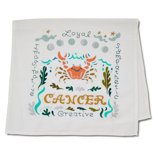 Cancer Astrology Dish Towel Dish Towel catstudio