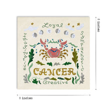 Load image into Gallery viewer, Cancer Astrology Fine Art Print Art Print catstudio
