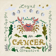 Load image into Gallery viewer, Cancer Astrology Fine Art Print - catstudio
