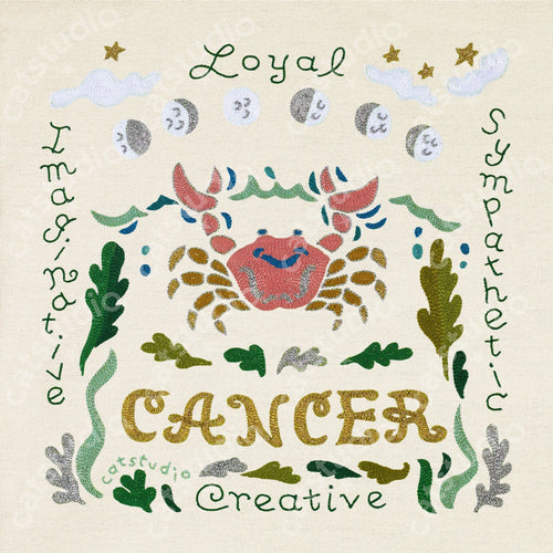 Cancer Astrology Fine Art Print - catstudio