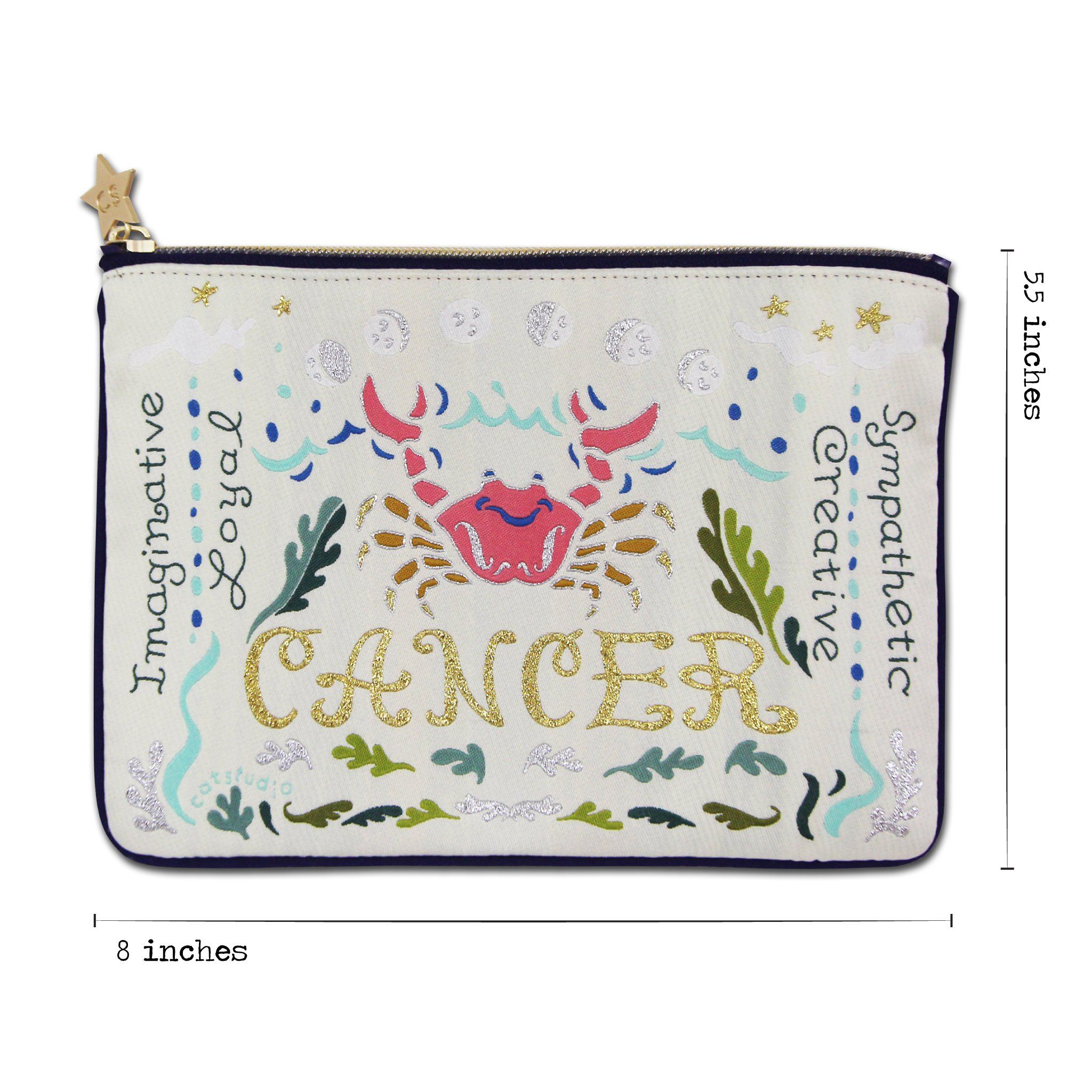 Cancer Zip Pouch | Astrology Collection by catstudio – catstudio