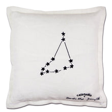 Load image into Gallery viewer, Capricorn Astrology Hand-Embroidered Pillow - catstudio
