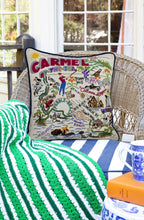 Load image into Gallery viewer, Carmel Hand-Embroidered Pillow - catstudio
