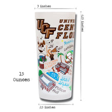 Load image into Gallery viewer, Central Florida, University of Collegiate Drinking Glass - catstudio 
