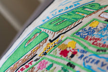 Load image into Gallery viewer, Central Park Hand-Embroidered Pillow - catstudio

