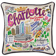 Load image into Gallery viewer, Charlotte Hand-Embroidered Pillow - catstudio
