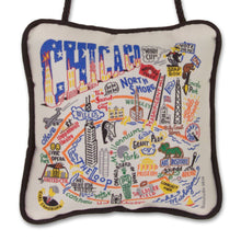 Load image into Gallery viewer, Chicago Mini Pillow Ornament - catstudio 

