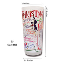 Load image into Gallery viewer, Christmas Carol Drinking Glass - Coming Soon! Glass catstudio 
