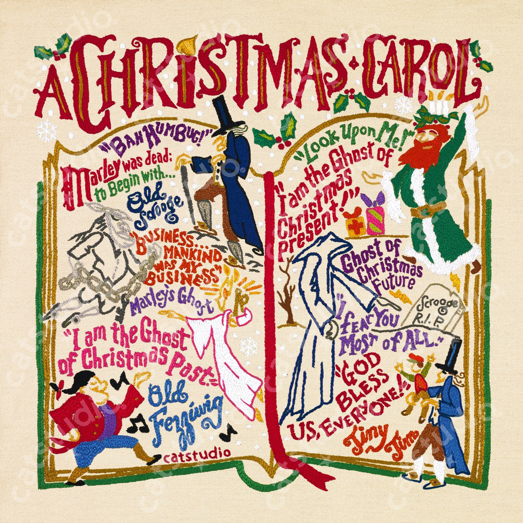 Christmas Carol Fine Art Print | Holiday Collection by catstudio – catstudio christmas-carol-fine-art-print-holiday-collection-by-catstudio-catstudio
