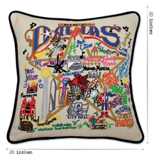 Load image into Gallery viewer, Dallas Hand-Embroidered Pillow - catstudio
