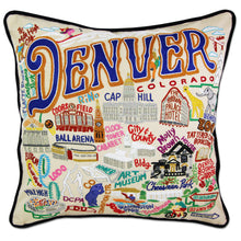 Load image into Gallery viewer, Denver Hand-Embroidered Pillow Pillow catstudio
