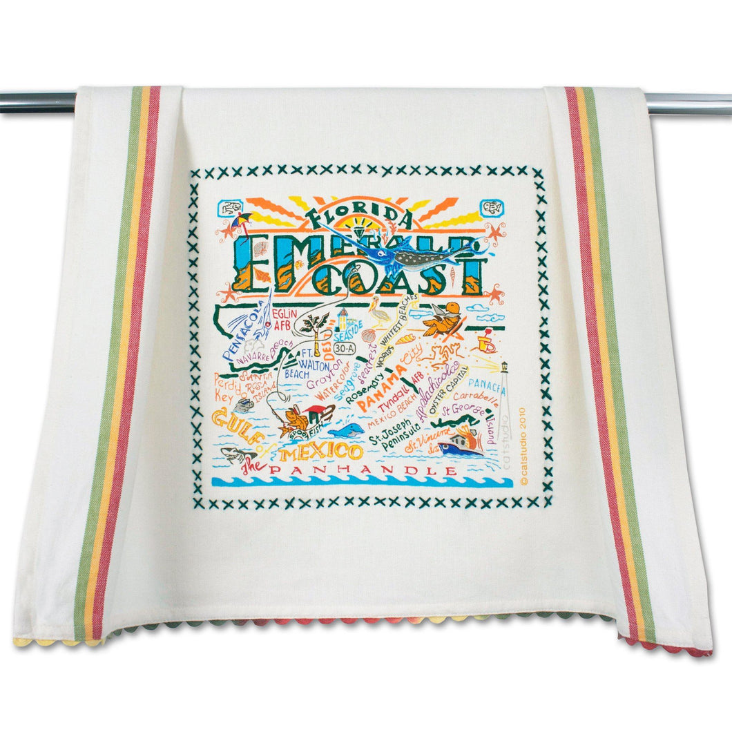 Emerald Coast Dish Towel - catstudio 