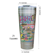 Load image into Gallery viewer, England Thermal Tumbler (Set of 4) - PREORDER Thermal Tumbler catstudio
