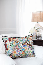 Load image into Gallery viewer, Europe Embroidered Pillow - catstudio
