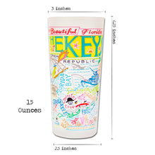 Load image into Gallery viewer, Florida Keys Drinking Glass - catstudio 
