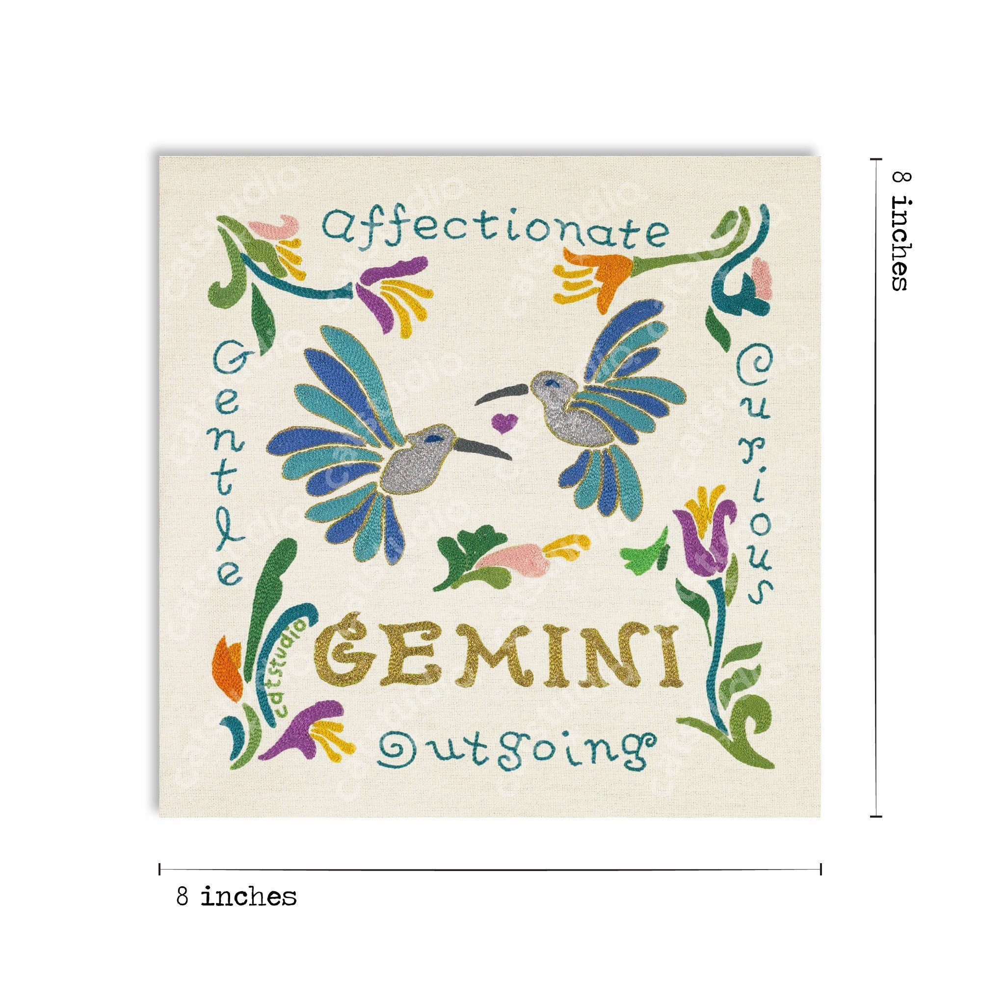 Gemini Fine Art Print | Astrology Collection by catstudio – catstudio