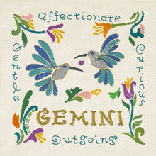 Load image into Gallery viewer, Gemini Astrology Fine Art Print - catstudio
