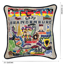 Load image into Gallery viewer, Germany Hand-Embroidered Pillow - catstudio
