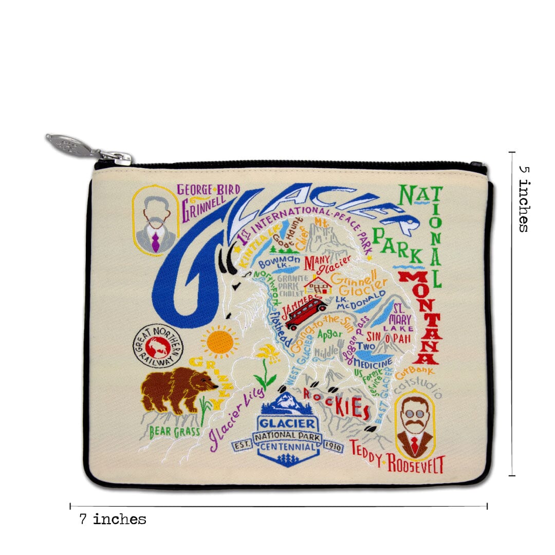 Glacier Zip Pouch | National Parks Collection by catstudio – catstudio