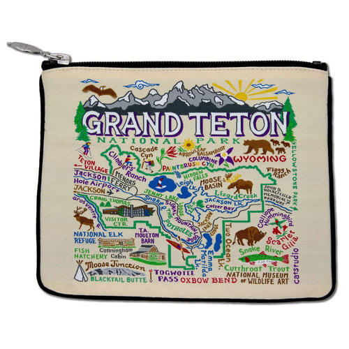 Grand Teton Zip Pouch - Natural Pouch catstudio 