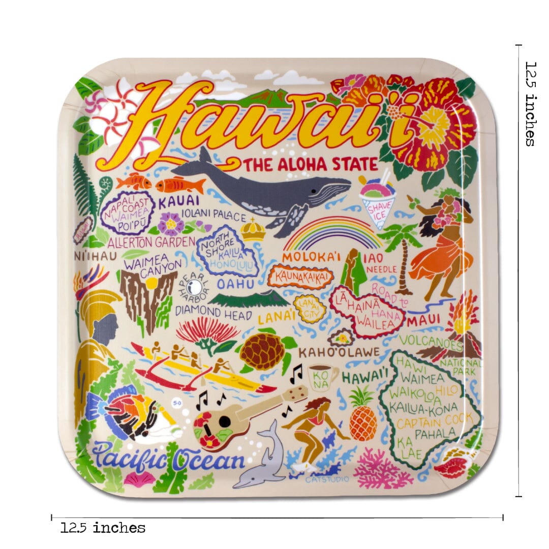 Hawaiian Isles Birchwood Tray – catstudio