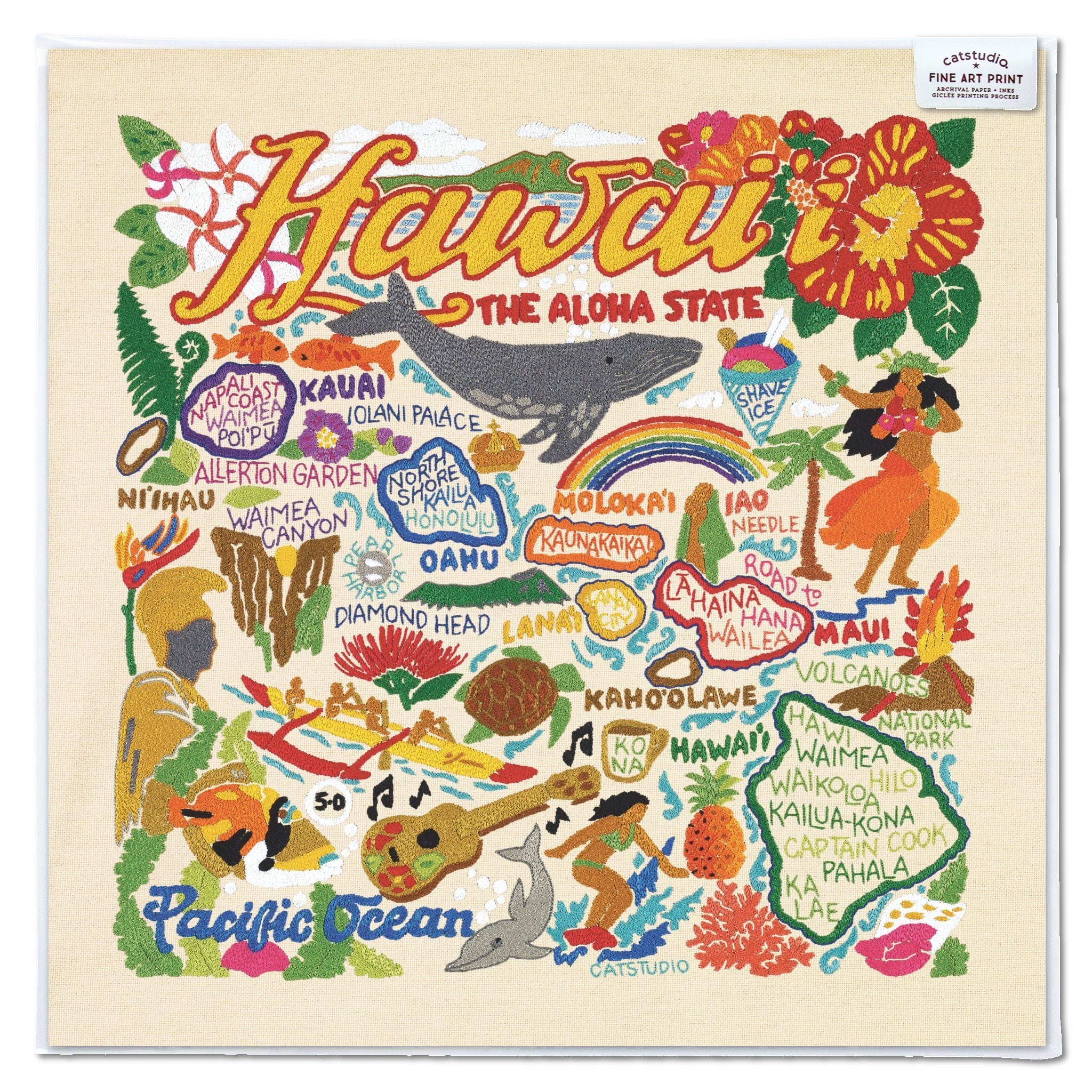 Hawaiian Isles Fine Art Print | Hawaii Collection by catstudio