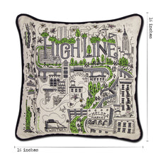 Load image into Gallery viewer, High Line New York Embroidered Pillow - Coming Soon! Pillow catstudio
