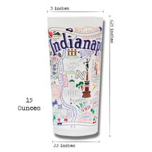 Load image into Gallery viewer, Indianapolis Drinking Glass - catstudio 
