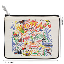 Load image into Gallery viewer, Iowa Zip Pouch - Natural - catstudio
