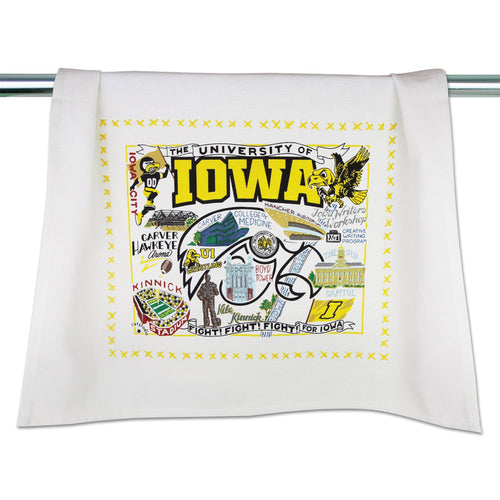 Iowa, University of Collegiate Dish Towel - catstudio 
