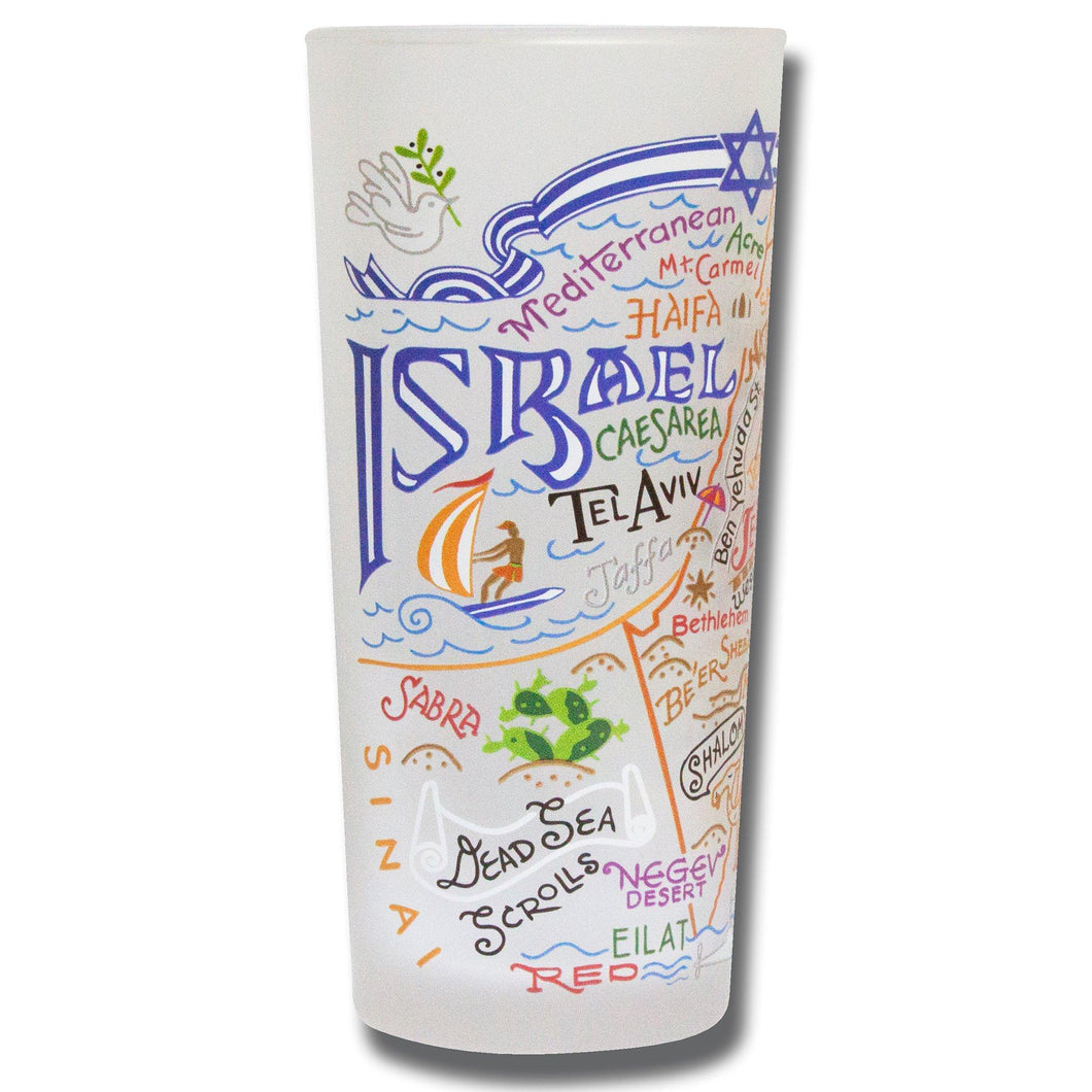 Israel Drinking Glass - catstudio 