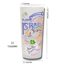 Load image into Gallery viewer, Israel Drinking Glass - catstudio
