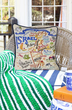 Load image into Gallery viewer, Israel Hand-Embroidered Pillow - catstudio
