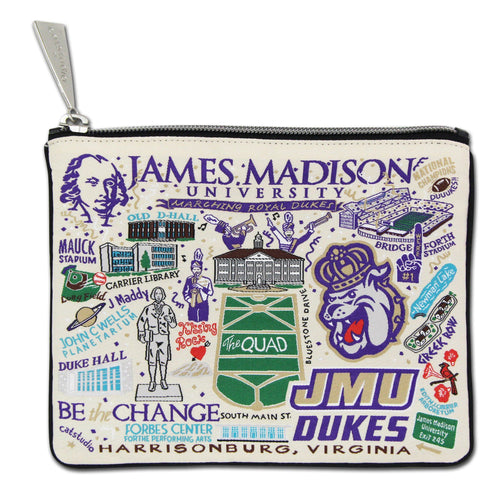 James Madison University Collegiate Zip Pouch - catstudio