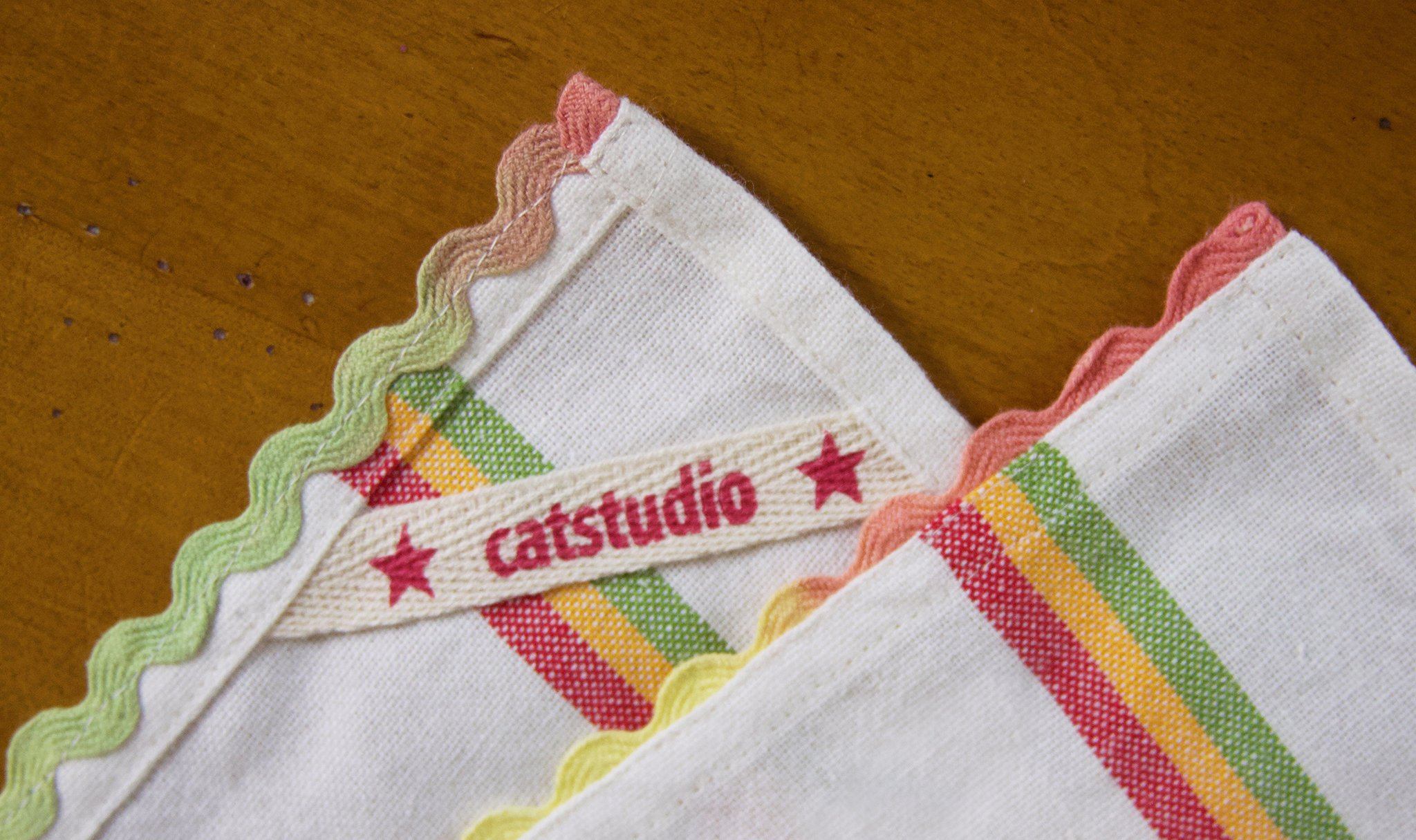 Catstudio - Navy Dish Towel