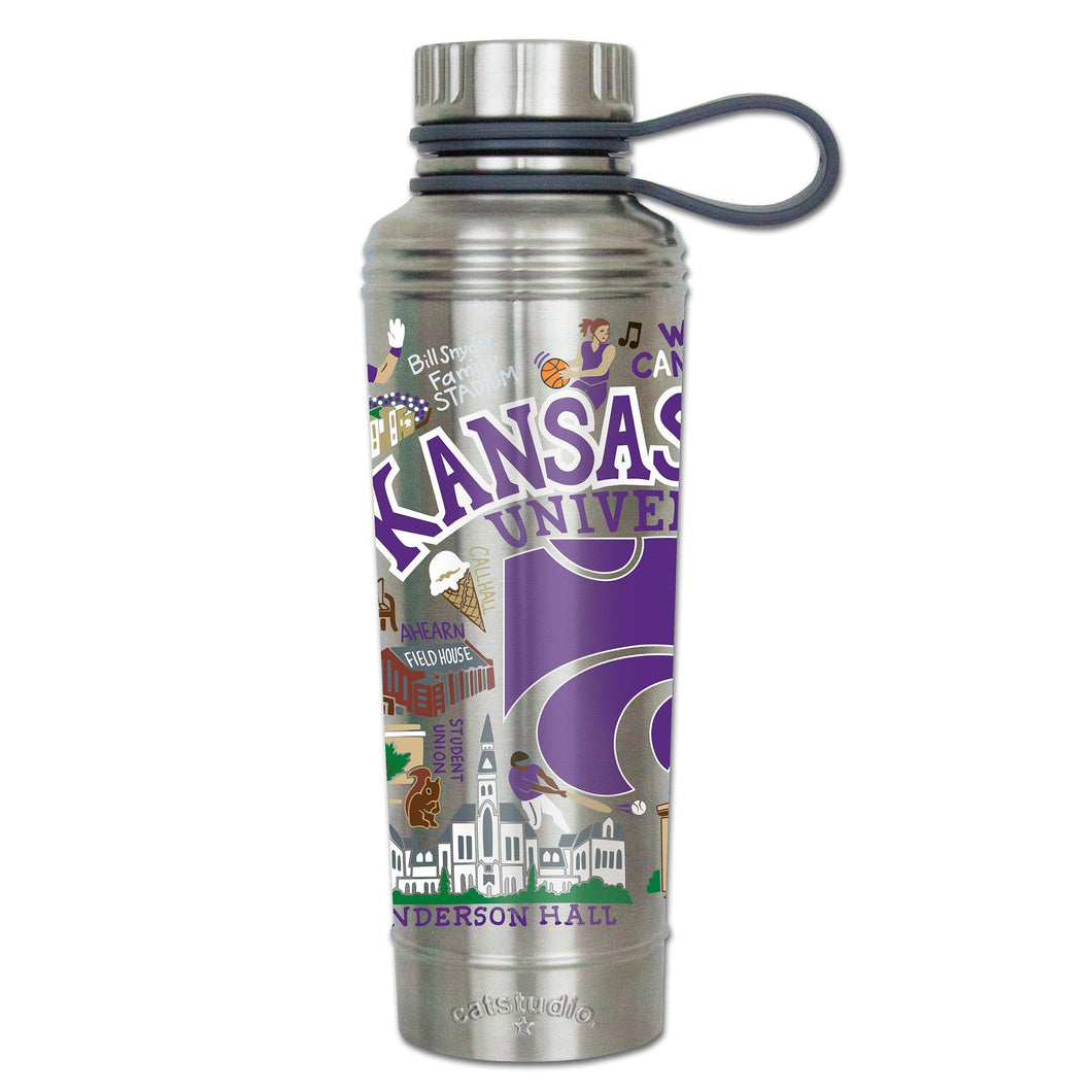 Kansas State University Collegiate Thermal Bottle - catstudio 