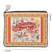 Load image into Gallery viewer, Kentucky Derby Zip Pouch - catstudio
