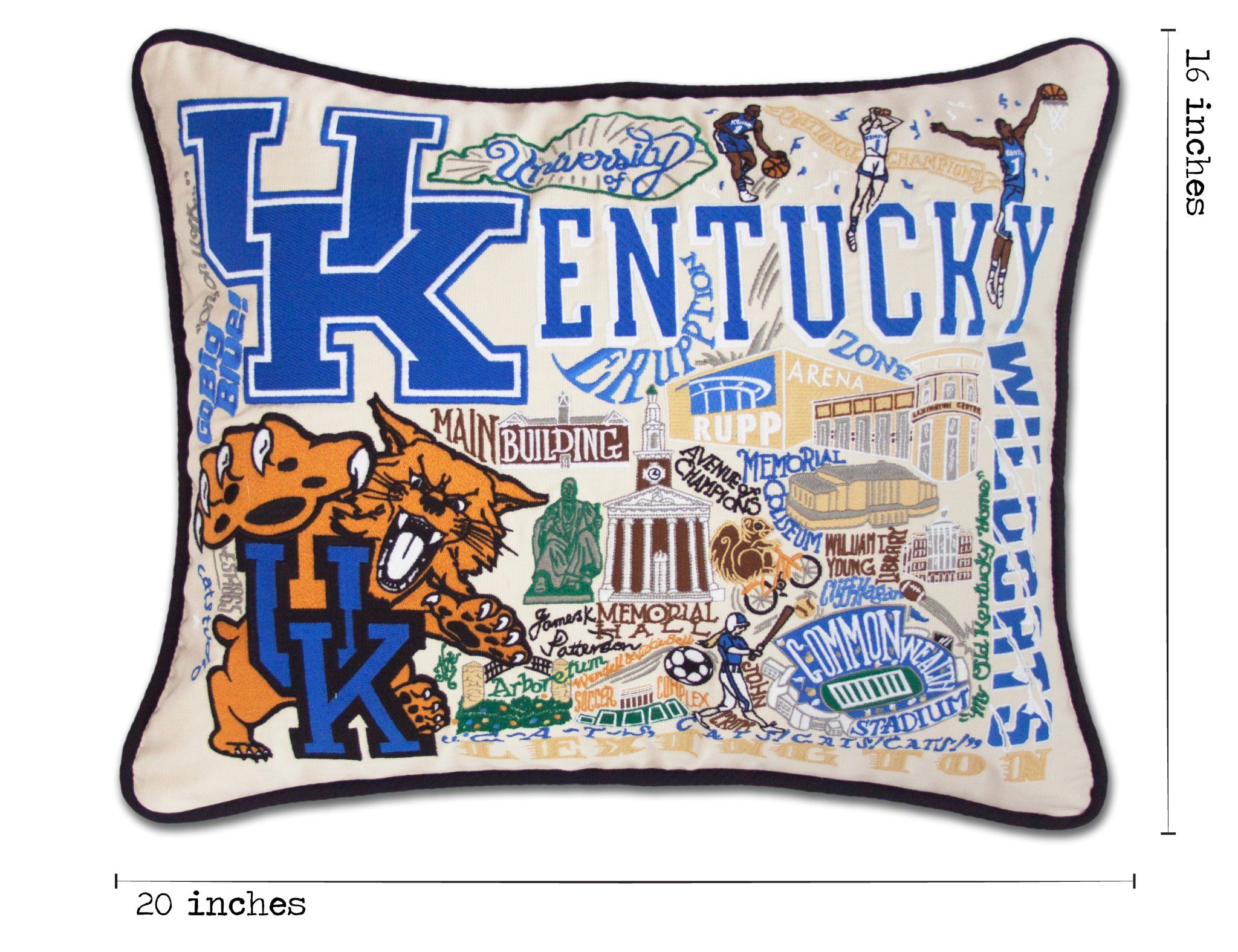 Kentucky Wildcats Big League Jersey Pillow